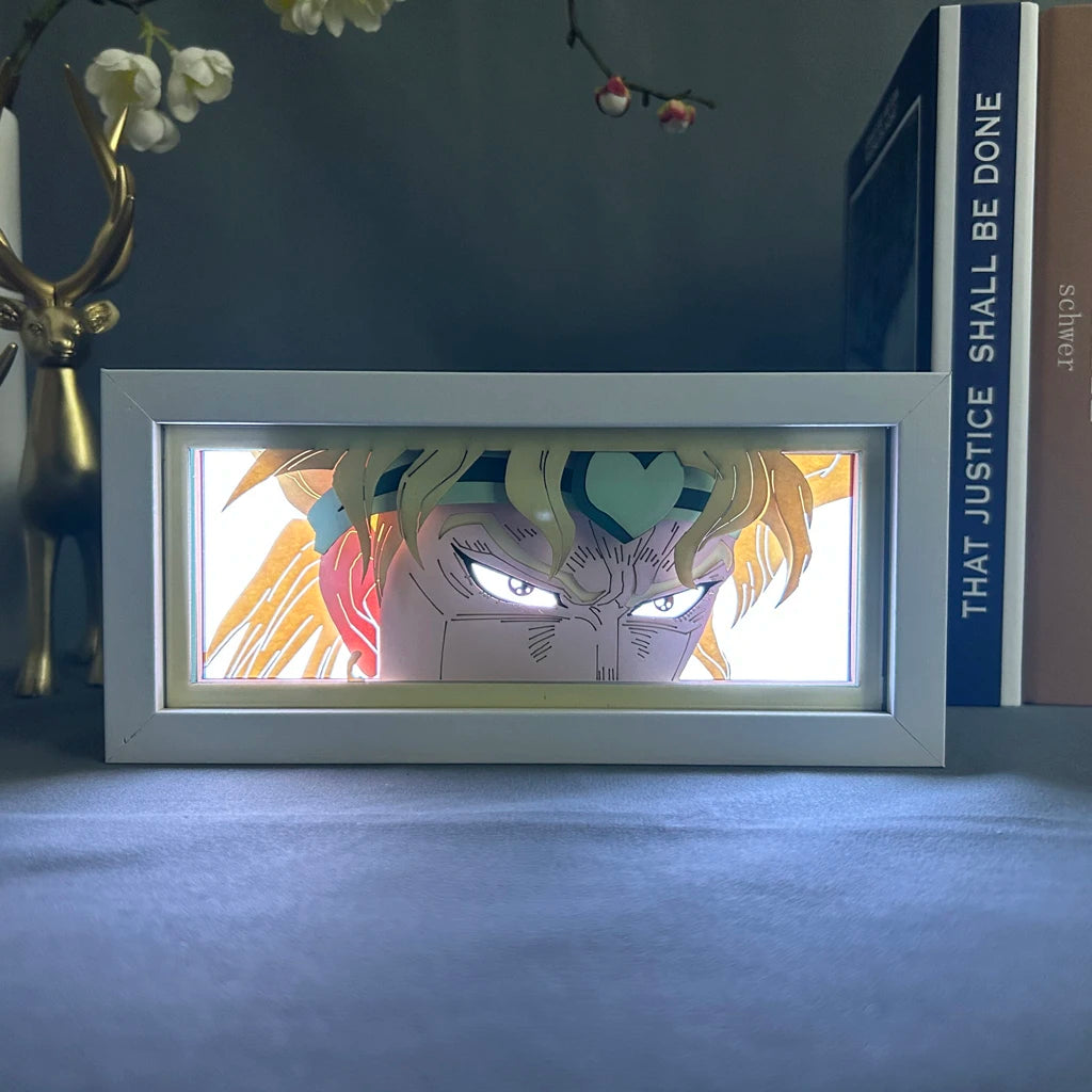 Anime Led Night Light Box Jojo'S Bizarre Adventure for Hoom Decor Lamp for Children'S Room Kids Gifts Manga Lightbox Jojo Dio