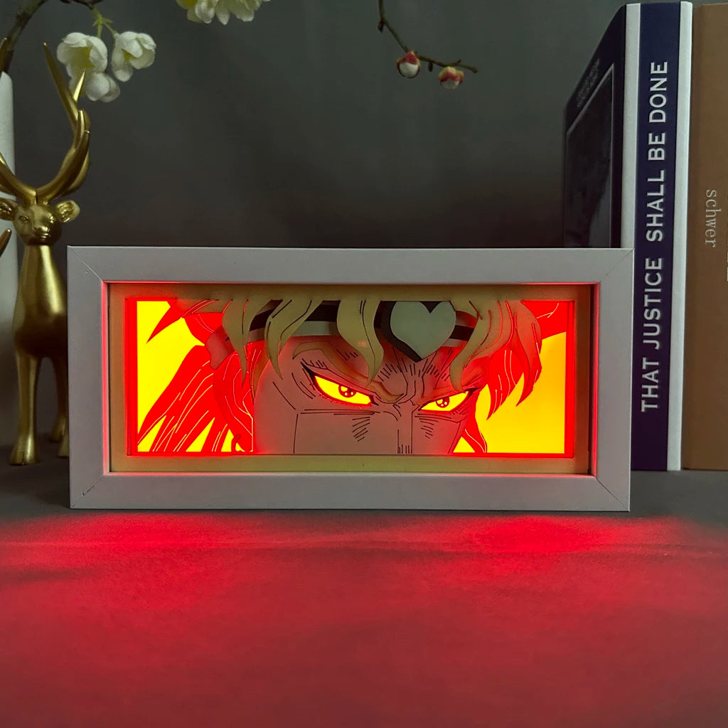 Anime Led Night Light Box Jojo'S Bizarre Adventure for Hoom Decor Lamp for Children'S Room Kids Gifts Manga Lightbox Jojo Dio