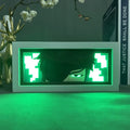 Bleach Sosuke Aizen Anime Figures Lightbox for Room Decoration Aizen Face Eyes Manga Paper Carving Table Lamp Gamer Night Light