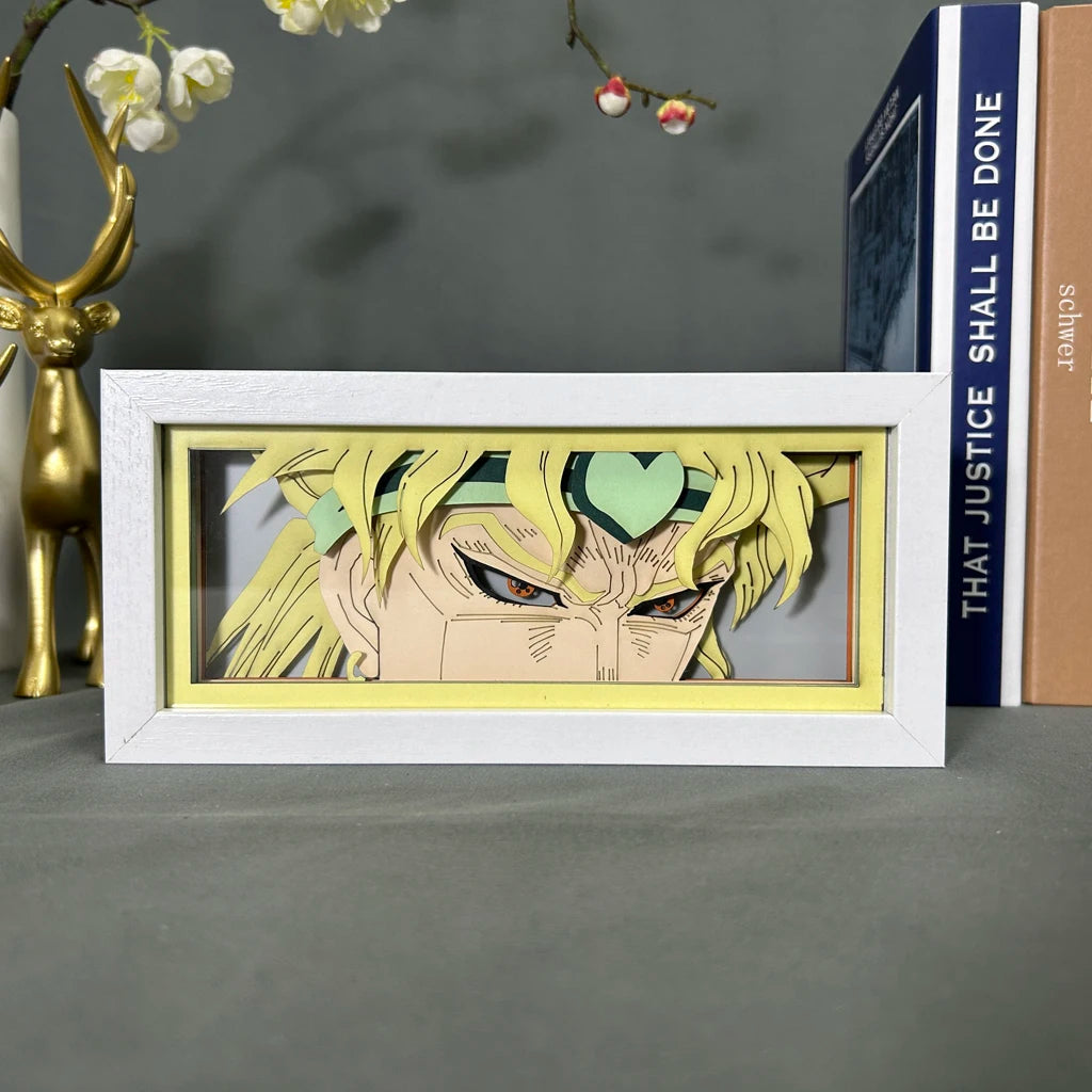 Anime Led Night Light Box Jojo'S Bizarre Adventure for Hoom Decor Lamp for Children'S Room Kids Gifts Manga Lightbox Jojo Dio