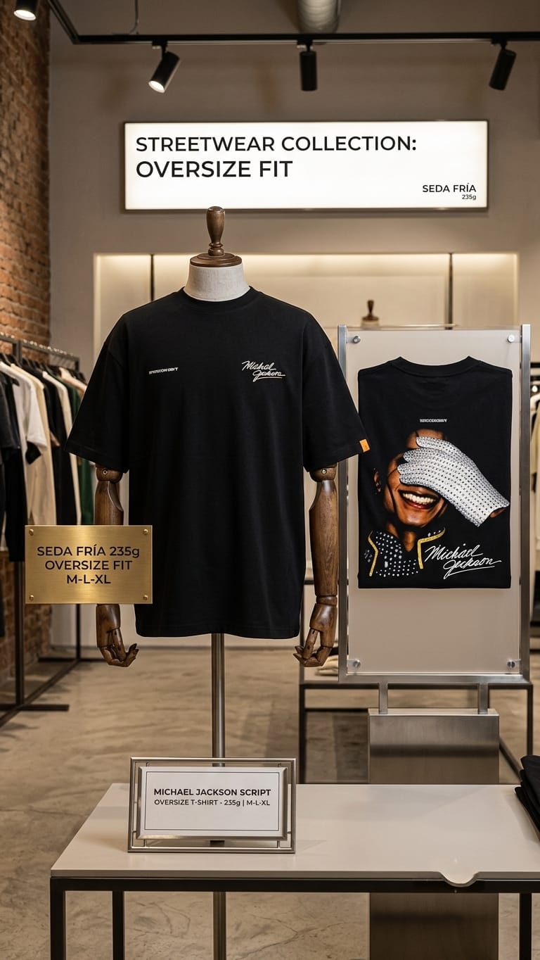 OVERSIZE - FIT SEDA FRÍA - Michael Jackson 235g